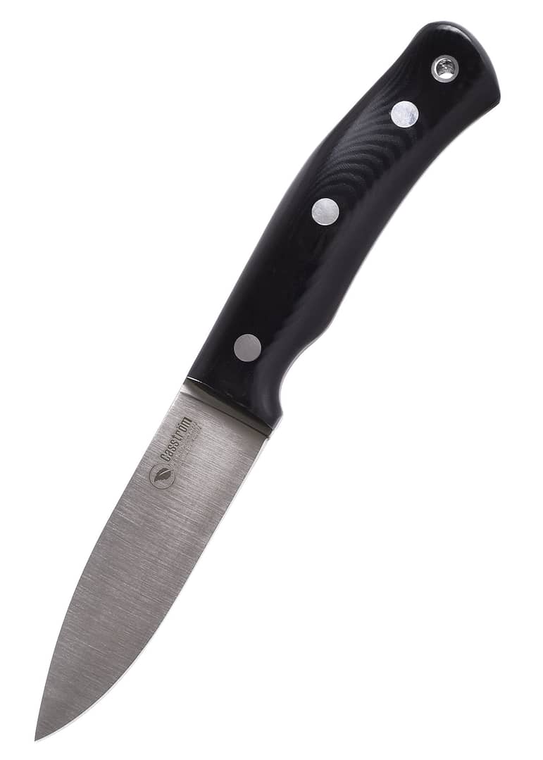 1025_Casström_Swedish Forest Knife No 10_Schwarzes Micarta